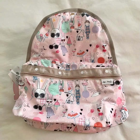 ? LeSPORTSAC x FIFI LAPIN Pool Party 7812 Classic Basic Backpack Weekender Bag main image 9